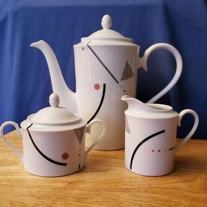 Noritake Intuition coffee service VTG 1990s